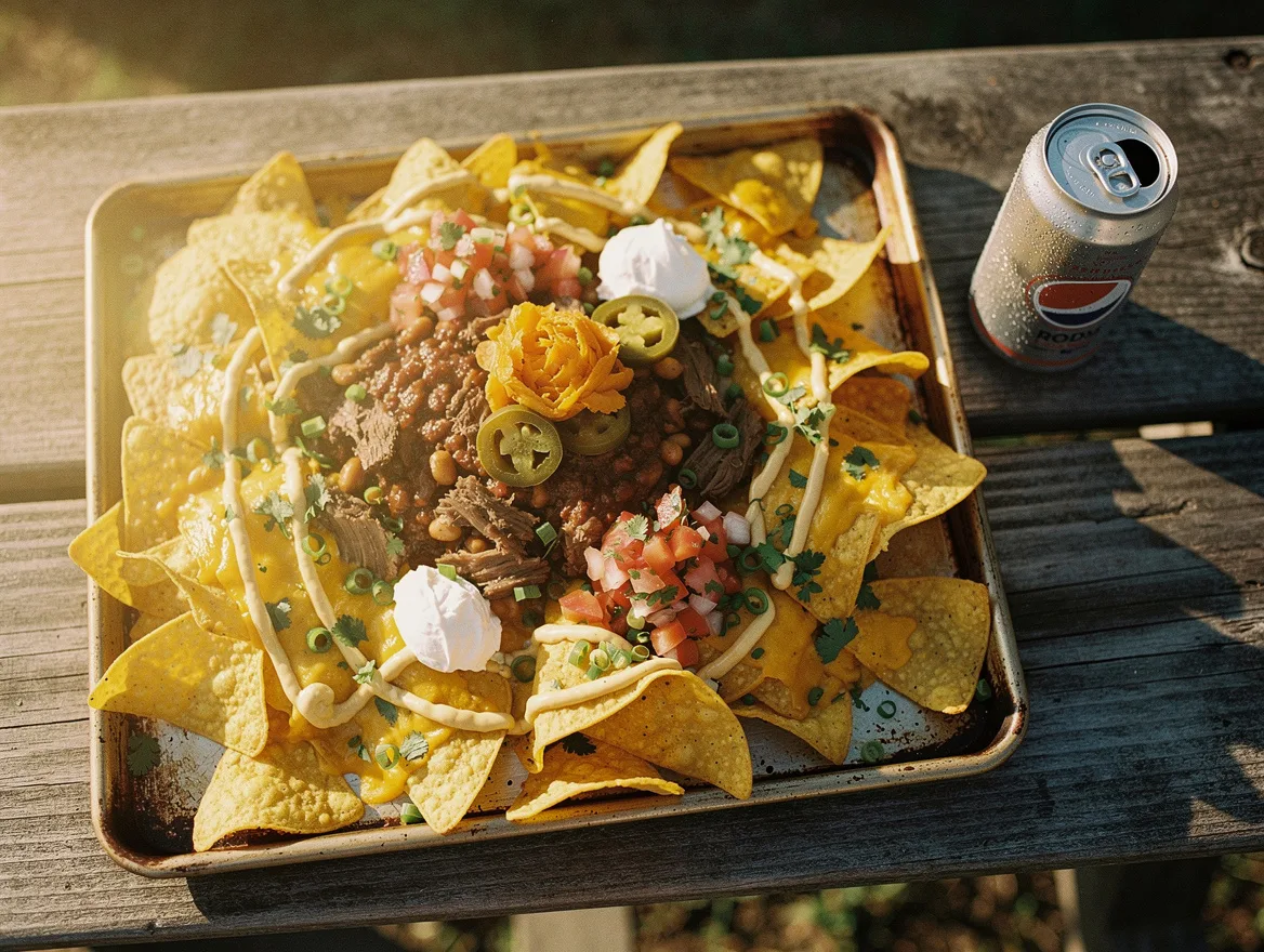 Redemption Nachos with Real Donkey Sauce