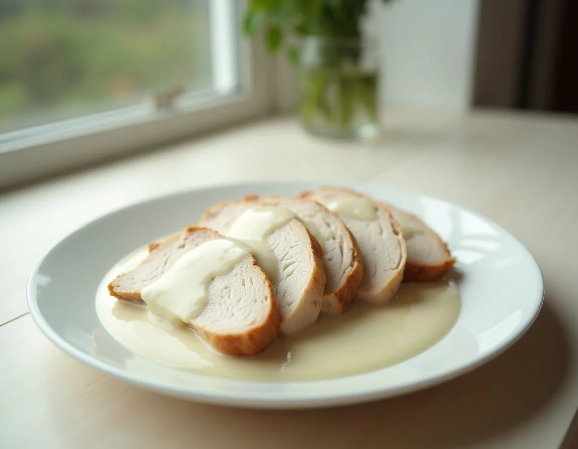 Roasted Chicken with Cream Sauce, Spotless